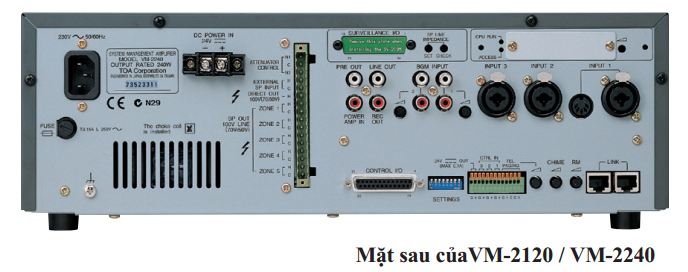 Giải pháp âm thanh thông báo khẩn cấp dòng VM-2000