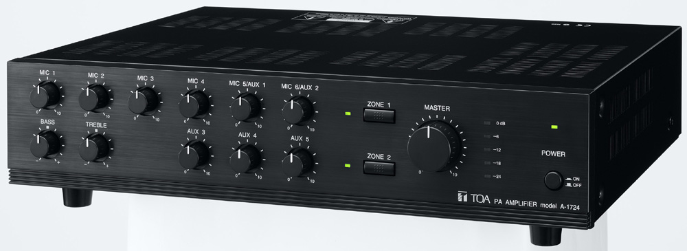 Tăng âm truyền thanh liền Mixer TOA A-1724
