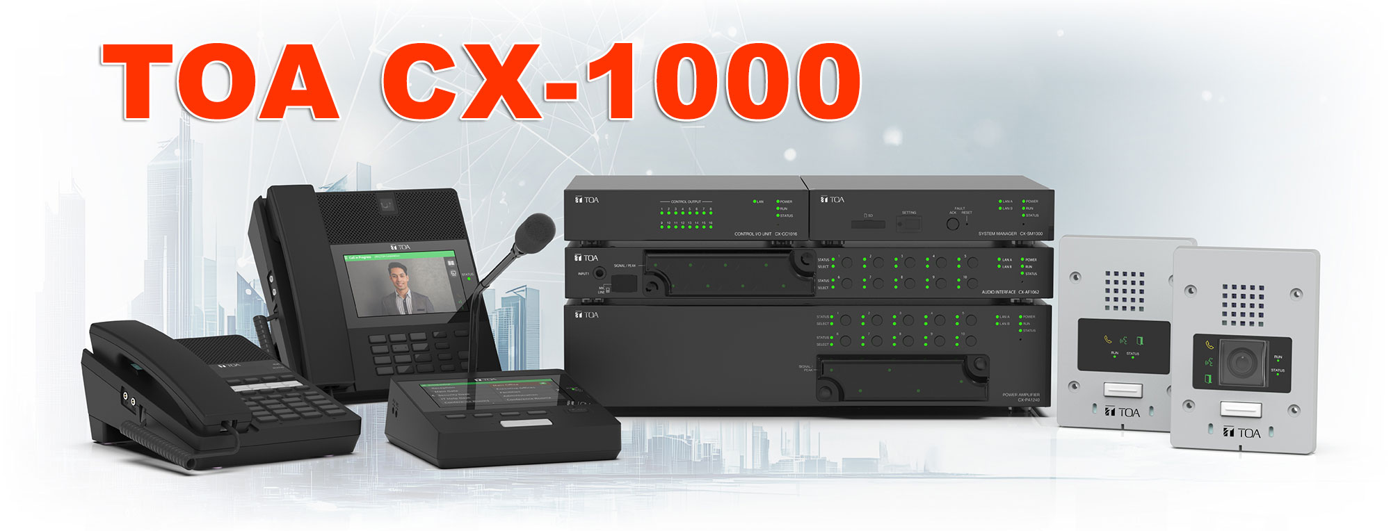 Hệ thống âm thanh TOA CX-1000