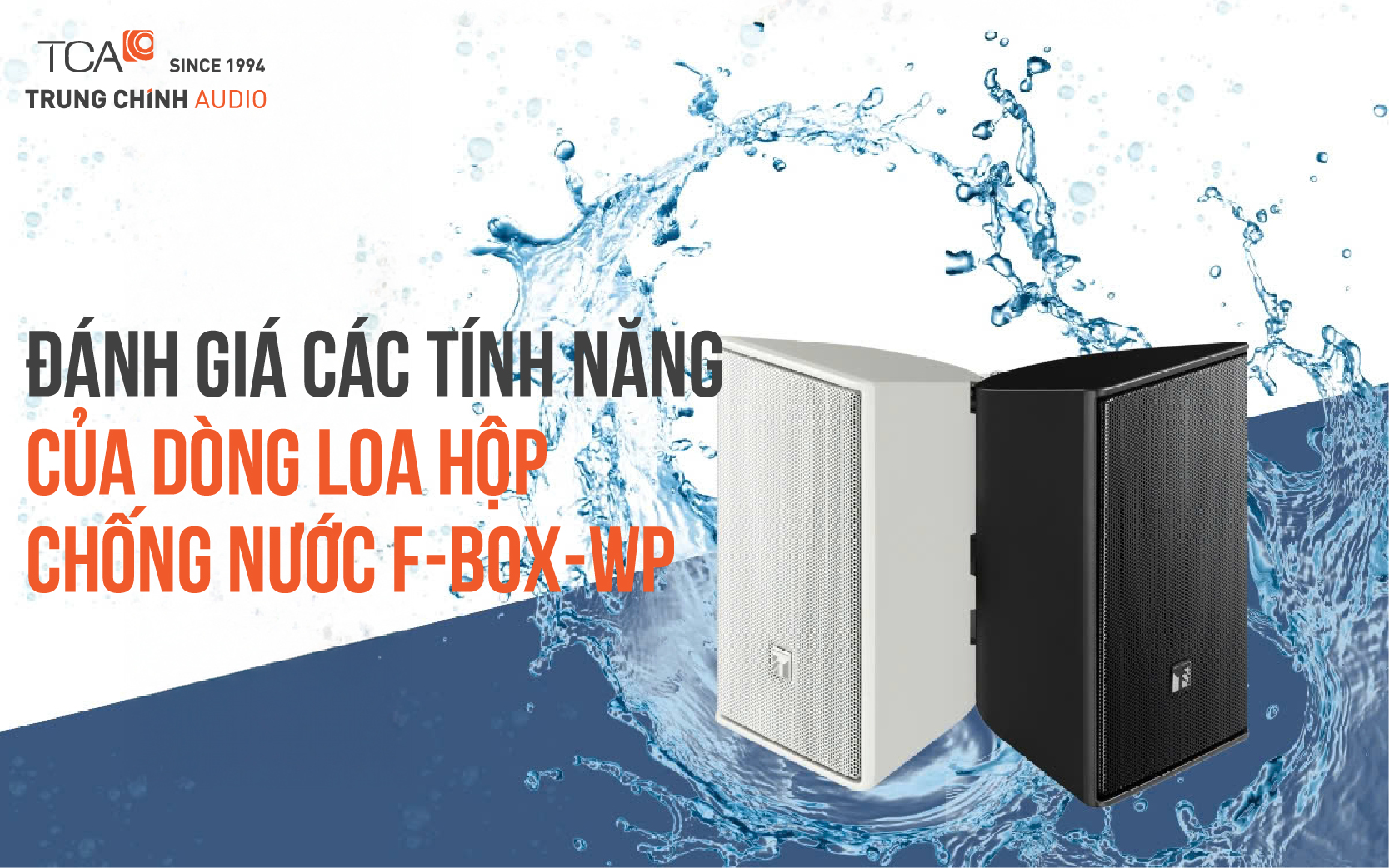 Loa hộp ngoài trời TOA F-BOX-WP - những tính năng