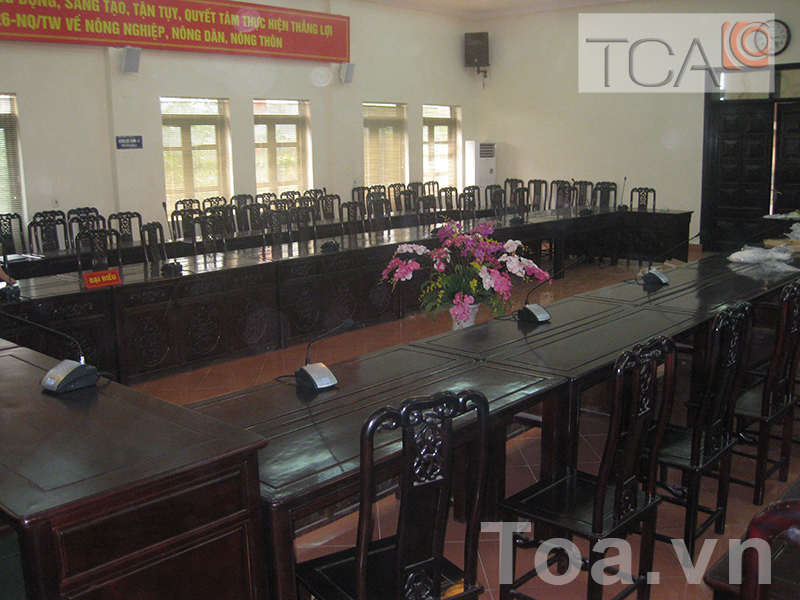 Hệ thống hội thảo TOA TS-770 Sở Nông Nghiệp Tỉnh Phú Thọ