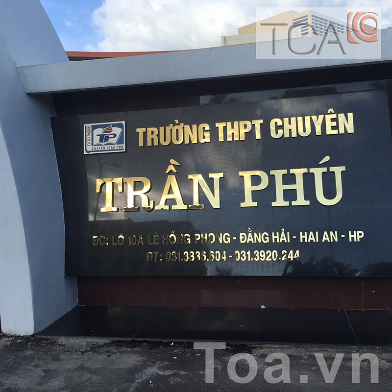 Dự án lắp đặt hệ thống âm thanh trường học - Trung Chính Audio